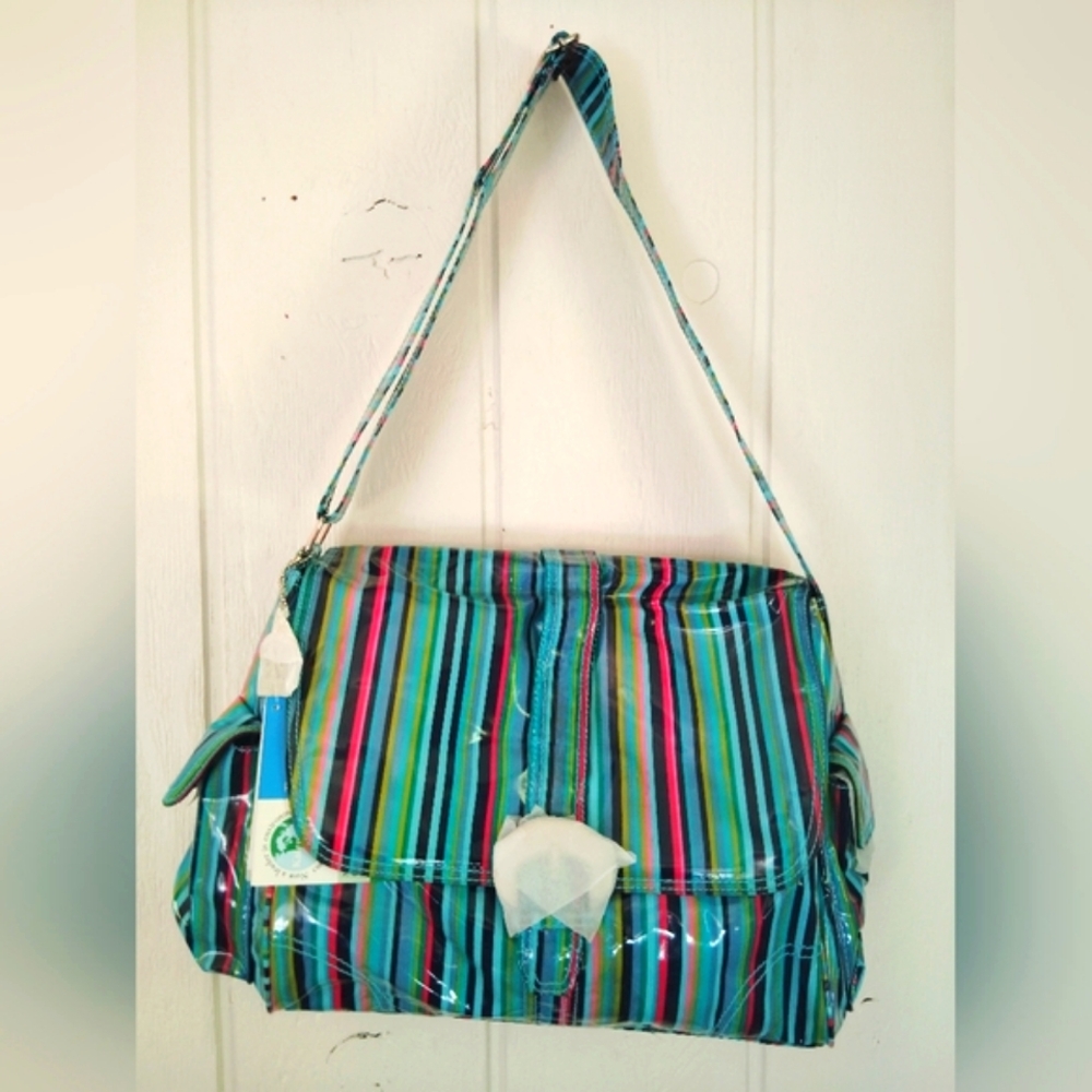 NWT!! KALENCOM, Dixie Stripes Diaper Bag Bundle - Picture 6 of 8